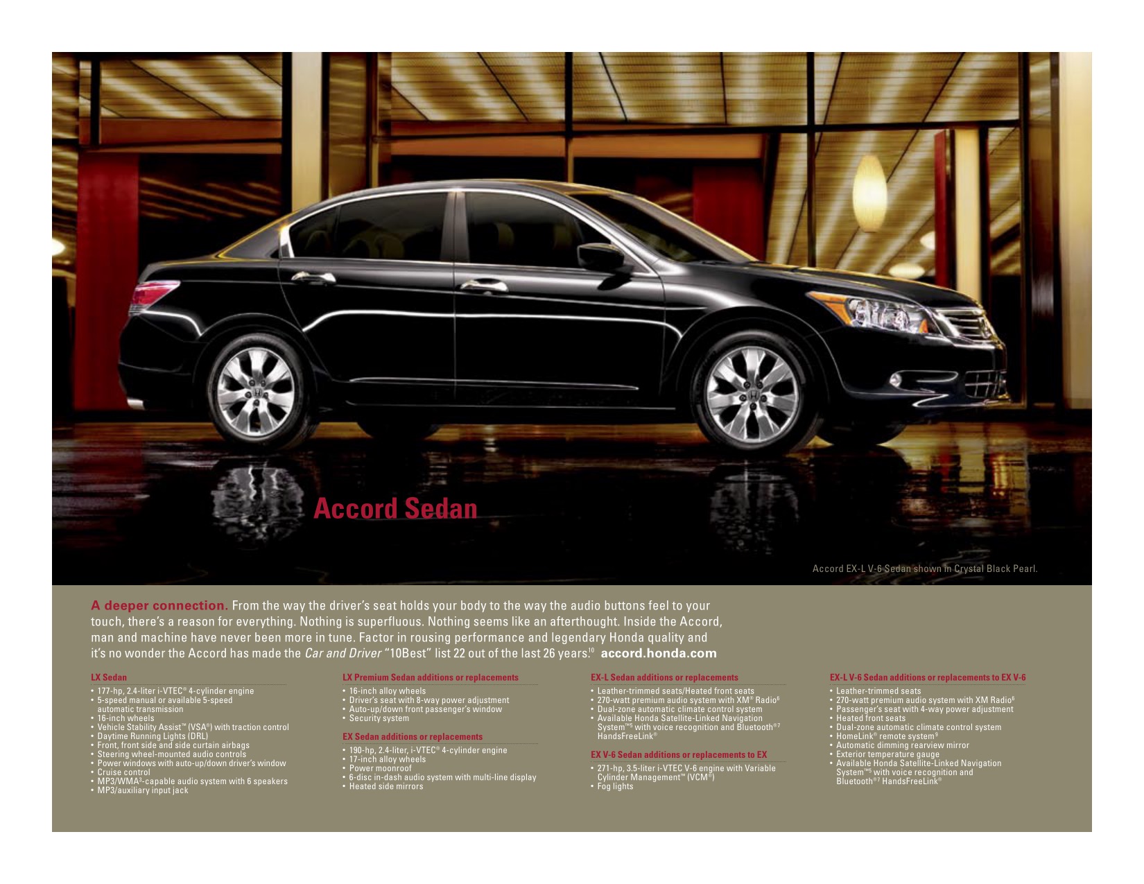 2009 Honda Brochure Page 2